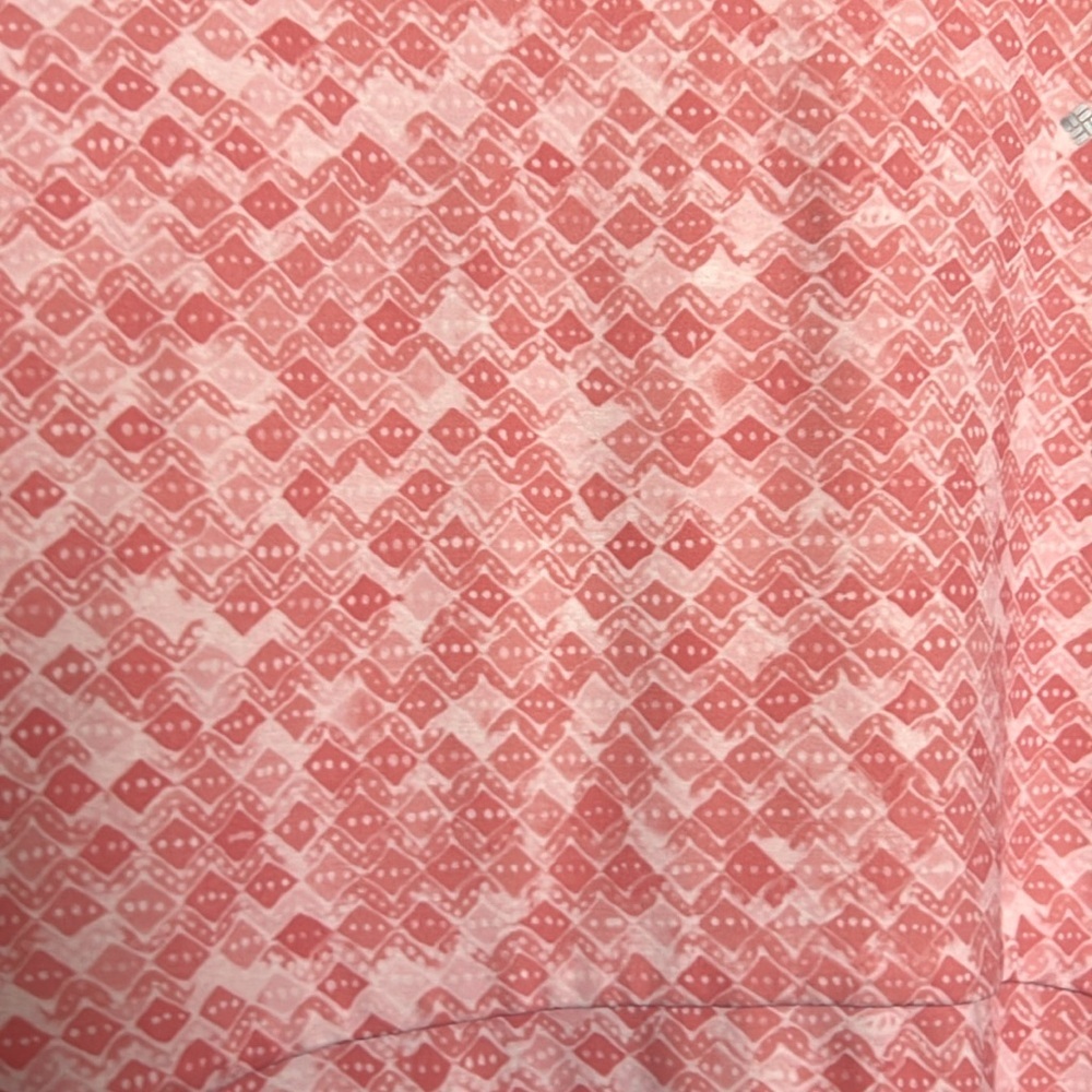 Columbia Pink Printed Omni Freeze UPF 50 Sleeveless Dress Small - Picture 7 of 8